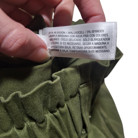 NWT Ava & Viv green pants, size 1x - Picture 3 of 7